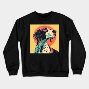 Pointer in 70's Crewneck Sweatshirt